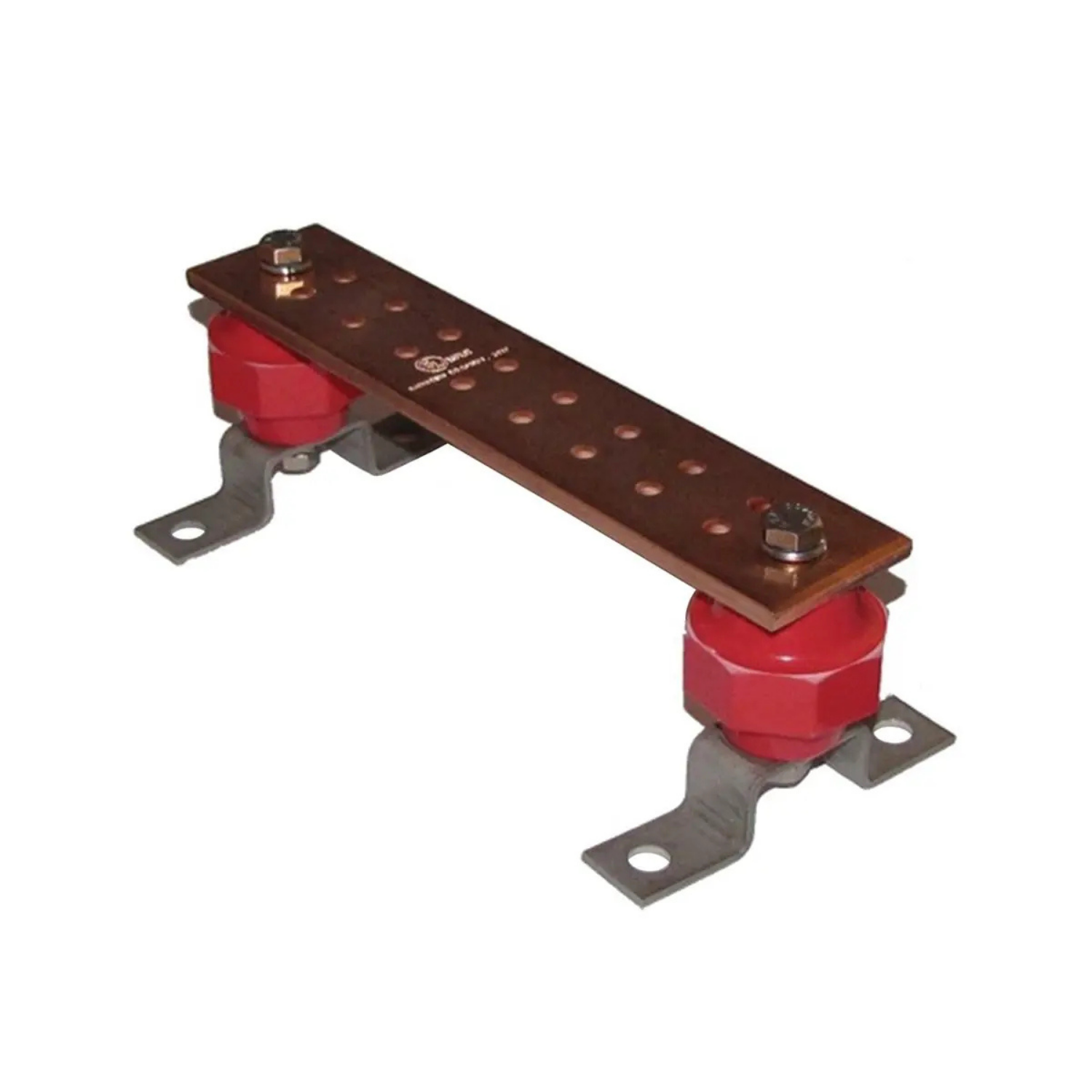 Barra colectora perforada | Copper busbar con perforaciones para conexión a tierra (5)