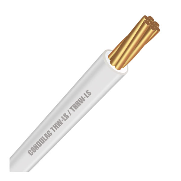 Cable THW-LS/THHW-LS | 4 AWG | 90°C 600V | Blanco | Condulac