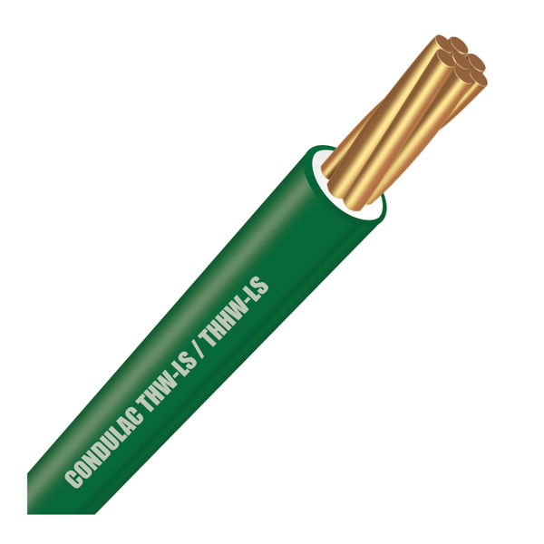 Cable THW-LS/THHW-LS | 2 AWG | 90°C 600V | Verde | Condulac