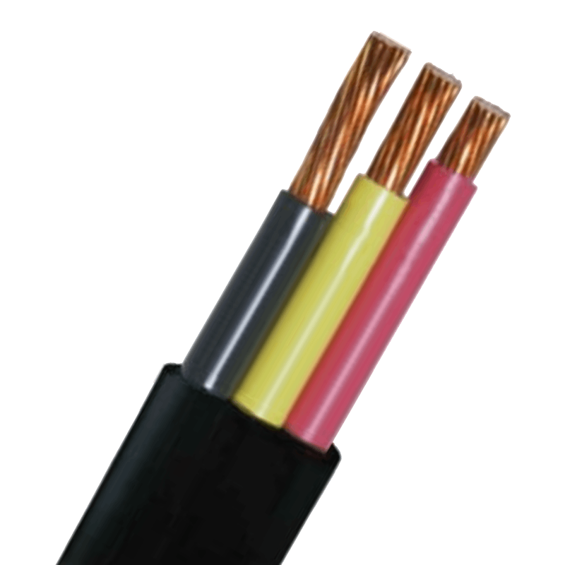 Cable Trifásico Plano Bomba Sumergible THW/THHW | 3×10 AWG | 75°C/90°C 600V | Conductores del Norte